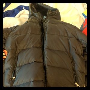 Ookpik Black-on-Black Down Puffer Coat